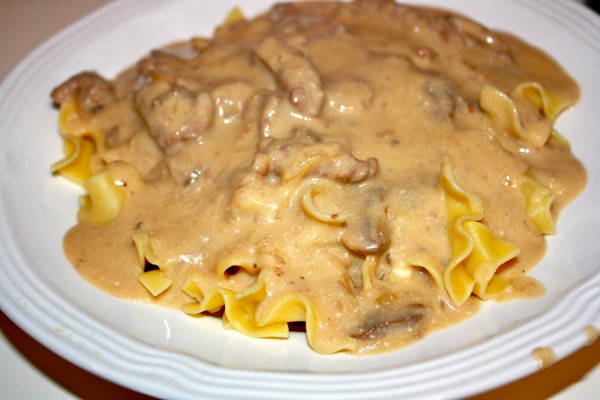 Beef Stroganoff