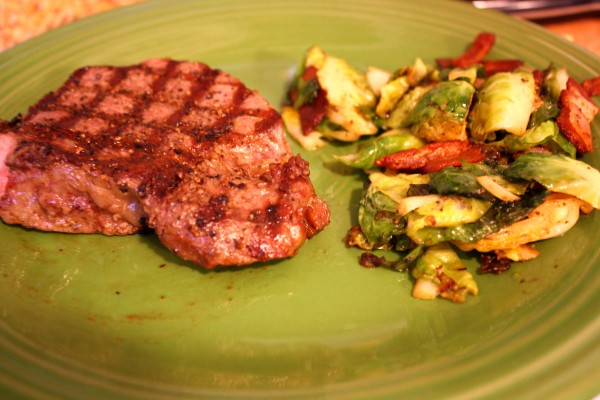 Steak and Brussel Sprouts