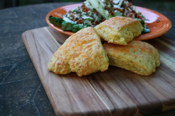 Cheddar Chive Scones - www.mychickenfriedlife.com