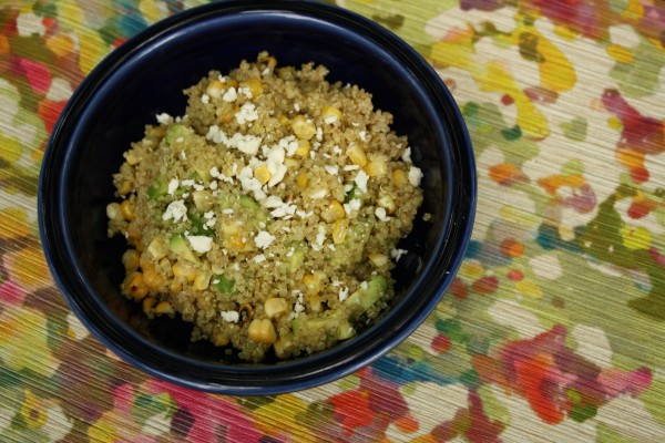 Avocado and Grilled Corn Quinoa - My Chicken Fried Life