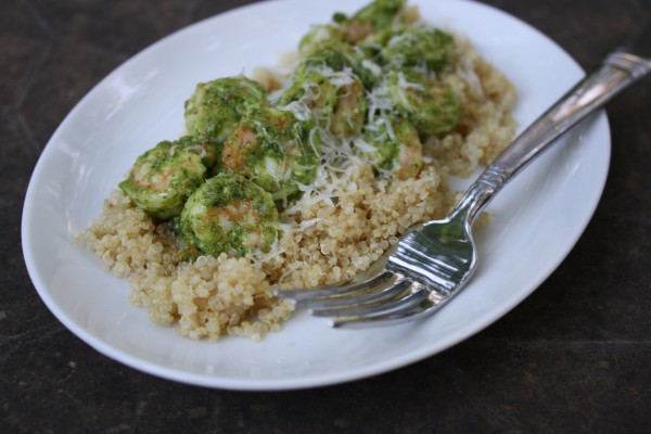 Pesto Shrimp with Quinoa  - My Chicken Fried Life