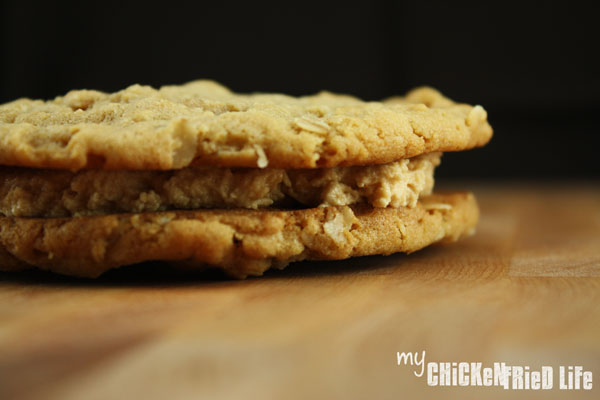 Oatmeal Peanut Butter Sandwich Cookies - My Chicken Fried Life 