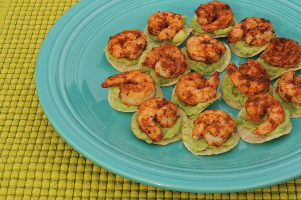 Mini Chipotle Shrimp Tostadas - My Chicken Fried Life 