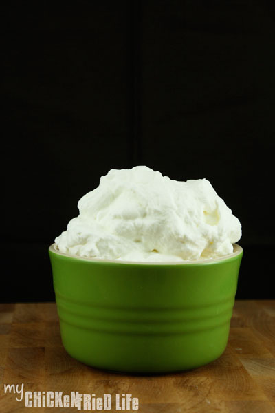 Homemade Whipped Cream - My Chicken Fried Life