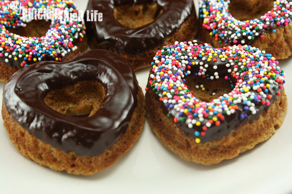 Baked Banana Donuts with Chocolate Icing - My Chicken Fried Life 