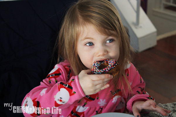 Baked Banana Donuts with Chocolate Icing - My Chicken Fried Life 