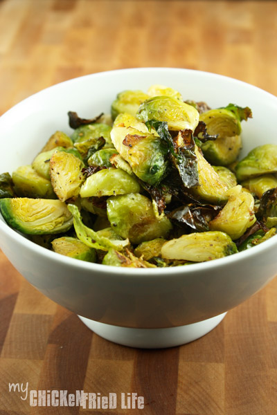 Roasted Brussels Sprouts - My Chicken Fried Life