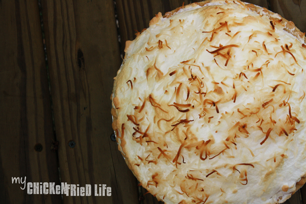 Coconut Custard Pie - My Chicken Fried Life