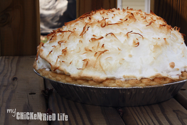 Coconut Custard Pie - My Chicken Fried Life