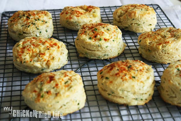 Feta and Chive Scones - My Chicken Fried Life