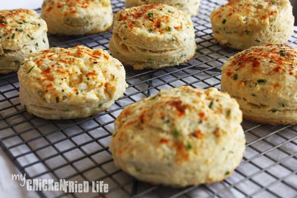 Feta and Chive Scones - My Chicken Fried Life