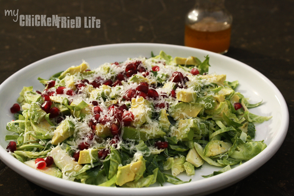 Shaved Brussels Sprouts Salad - My Chicken Fried Life