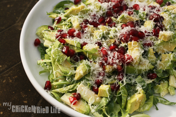 Shaved Brussels Sprouts Salad - My Chicken Fried Life