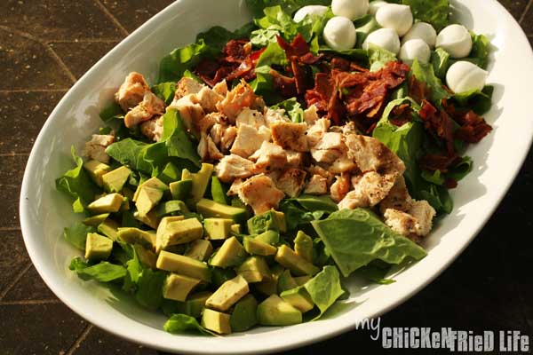 Bacon and Avocado Chopped Salad - My Chicken Fried Life