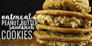 Oatmeal Peanut Butter Sandwich Cookies