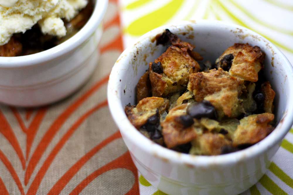 Chocolate Croissant Bread Pudding - My Chicken Fried Life