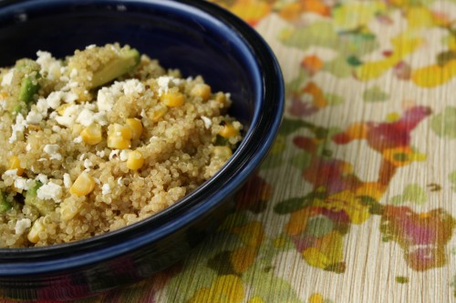 Avocado and Grilled Corn Quinoa - My Chicken Fried Life